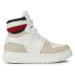 Tommy Hilfiger  HIHT TOP LACE-UP SNEAKER  Módne tenisky Biela