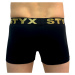Pánske boxerky Styx / KTV športová guma čierne - čierna guma (GTCK960)