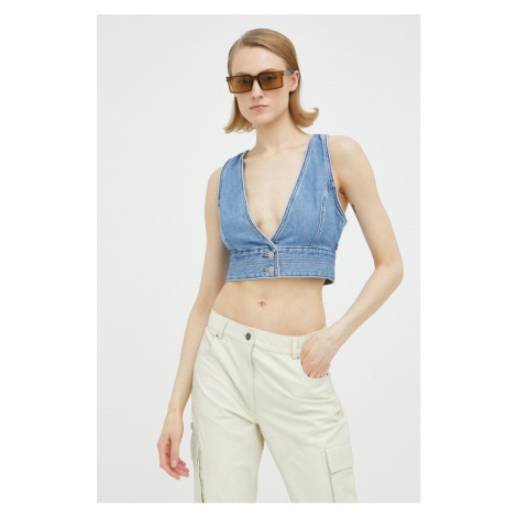 Modré dámske bralety