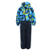 Chlapčenský zimný overal COLOR KIDS Coverall AOP, AF 10.000, blue