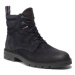 Tommy Hilfiger Čižmy Elevated Padded Suede Boot FM0FM03778 Tmavomodrá