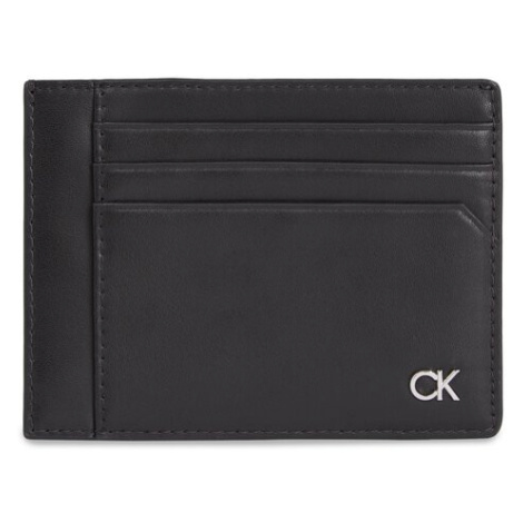 Calvin Klein Veľká pánska peňaženka Metal Ck K50K511686 Čierna