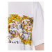 Versace Jeans Couture Tričko 74GAH617 Biela Regular Fit