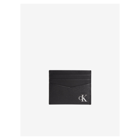 Black Men's Leather Calvin Klein Jeans Card Case - Men's