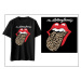 The Rolling Stones tričko Leopard Print Tongue Čierna