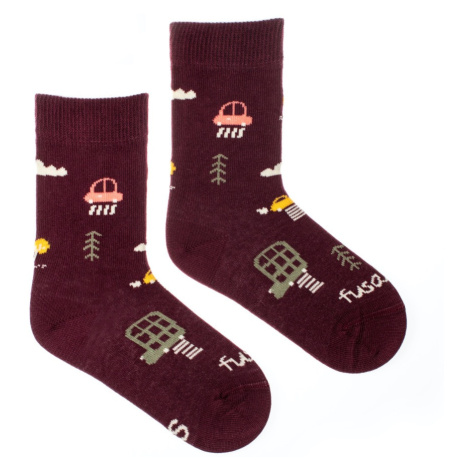 Detské ponožky Dopravná zápcha Fusakle
