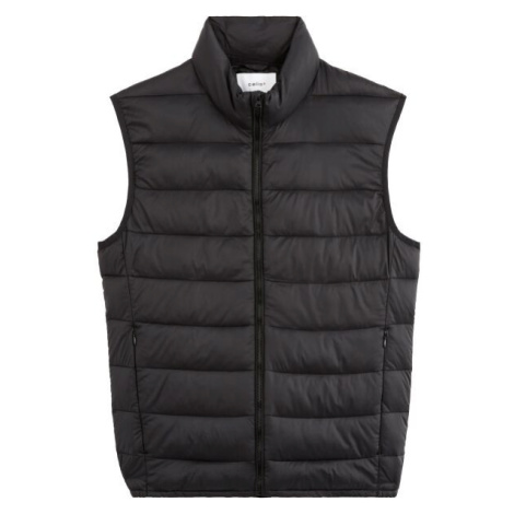 CELIO BULOCK Pánska prešívaná vesta, čierna, veľkosť