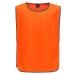 Yoko Unisex reflexná vesta HVJ259 Fluorescent Orange