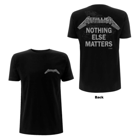 Metallica tričko Nothing Else Matters Čierna