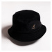 Čierny menčestrový klobúk Cord Bucket