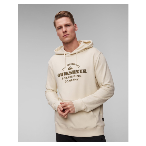 Pánska Béžová Mikina Quiksilver Tradesmith Hoodie