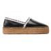 LOVE MOSCHINO Espadrilky JA10323G1GIA0000 Čierna