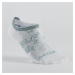 Športové ponožky RS 160 nízke biele s motívom 3 páry