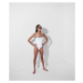 Plavky Karl Lagerfeld Hotel Karl Swimsuit Ivory