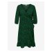 Zelené dámske zavinovacie šaty ONLY CARMAKOMA Lux Lea