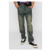 Men's Double Knee Jeans - Navy Blue/Washed