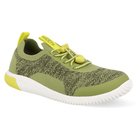 Tenisky Keen - KNX knit lace youth iguana/evening primrose zelenožlté
