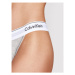 Calvin Klein Underwear Klasické nohavičky Tanga 000QF4977A Sivá
