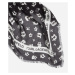 Šatka Karl Lagerfeld K/Ikonik 2.0 Choup Aop Scarf Black/White