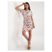 White floral viscose dress RUE PARIS