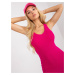 OCH BELLA pink pencil dress with V-neck