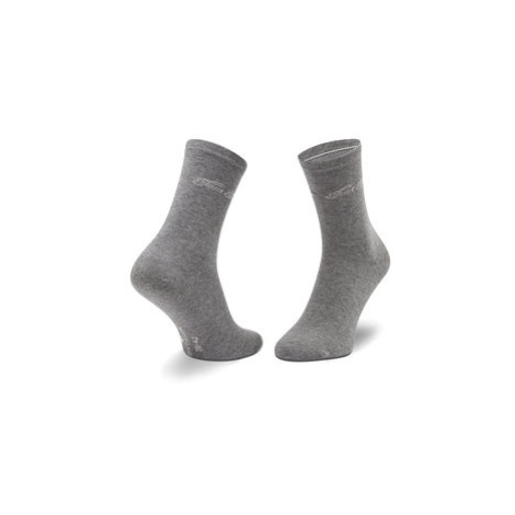 Tom Tailor Súprava 2 párov vysokých dámskych ponožiek 9880 Sivá
