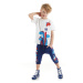 Denokids Dino Dudes Boys T-shirt Capri Shorts Set