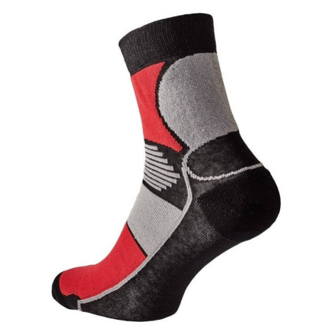 KNOXFIELD BASIC Ponožky čierna / červená 0316004065745