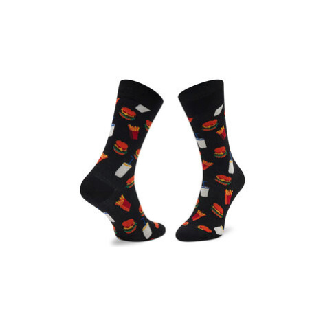 Happy Socks Ponožky Vysoké Unisex HAM01-9050 Čierna