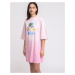 Lazy Oaf Beach Babe T-shirt Dress Pink