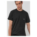 Bavlnené tričko Billabong čierna farba, jednofarebné