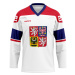 Hokejové reprezentácie hokejový dres Czech Republic embroidered white