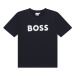 Boss Tričko J25P24 S Tmavomodrá Regular Fit