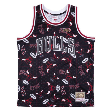 Mitchell & Ness Chicago Bulls Swingman Jersey - Pánske - Dres Mitchell & Ness - Čierne - MSPOBW1