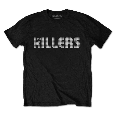 RockOff The Killers unisex tričko : DOTS LOGO - čierna