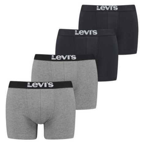 Levi's&reg; SOLID BASIC BRIEF 4P Pánske boxerky, čierna, veľkosť