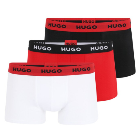HUGO Boxerky  červená / krvavo červená / čierna / biela Hugo Boss