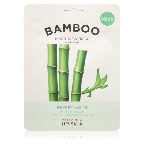 It´s Skin The Fresh Mask Bamboo plátenná maska so zjemňujúcim a osviežujúcim účinkom