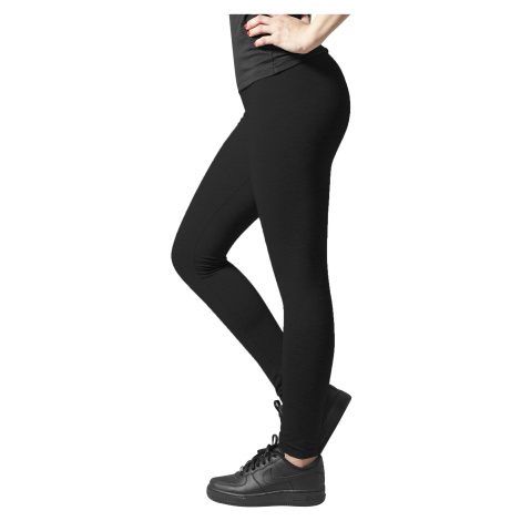 Women's jersey leggings black