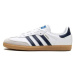 adidas  Samba OG Cloud White Night Indigo Gum  Módne tenisky Biela