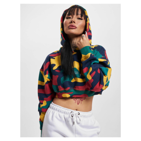 Women's crop sweatshirt HideMe Hoody colorful