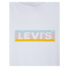 Levi's® The Perfect Logo Rainbow Tričko Biela