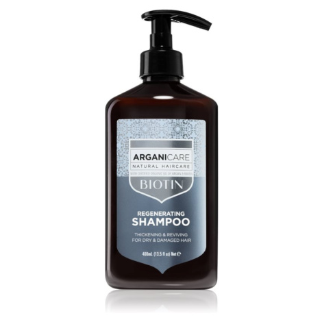 Arganicare Biotin Regenerating Shampoo šampón pre jemné vlasy s biotínom