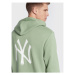 New Era Mikina New York Yankees League Essential 60284760 Zelená Relaxed Fit