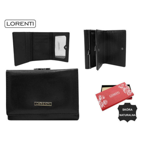 Dámska kožená peňaženka s peňaženkou na mince — Lorenti