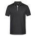 James&amp;Nicholson Pánska polokošeľa JN726 Black