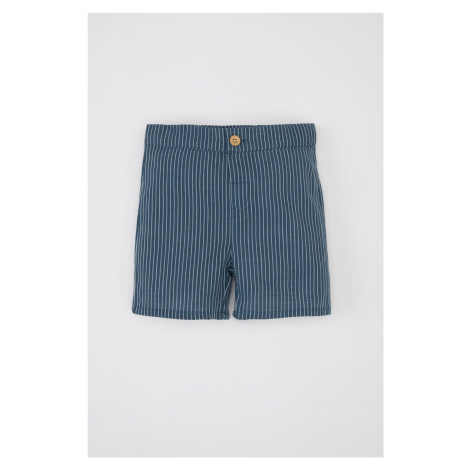 DEFACTO Baby Boy Striped Flared Poplin Shorts