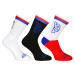 3PACK ponožky Styx vysoké viacfarebné trikolóra (3HV09014) L