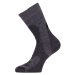 Lasting TRP 889 sivá stredne silná trekingová ponožka