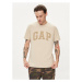 Gap Tričko 856659-08 Béžová Regular Fit